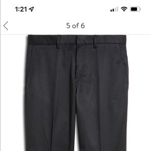 🆕 Nordstrom Mens Shop Slim Fit Chino in Black